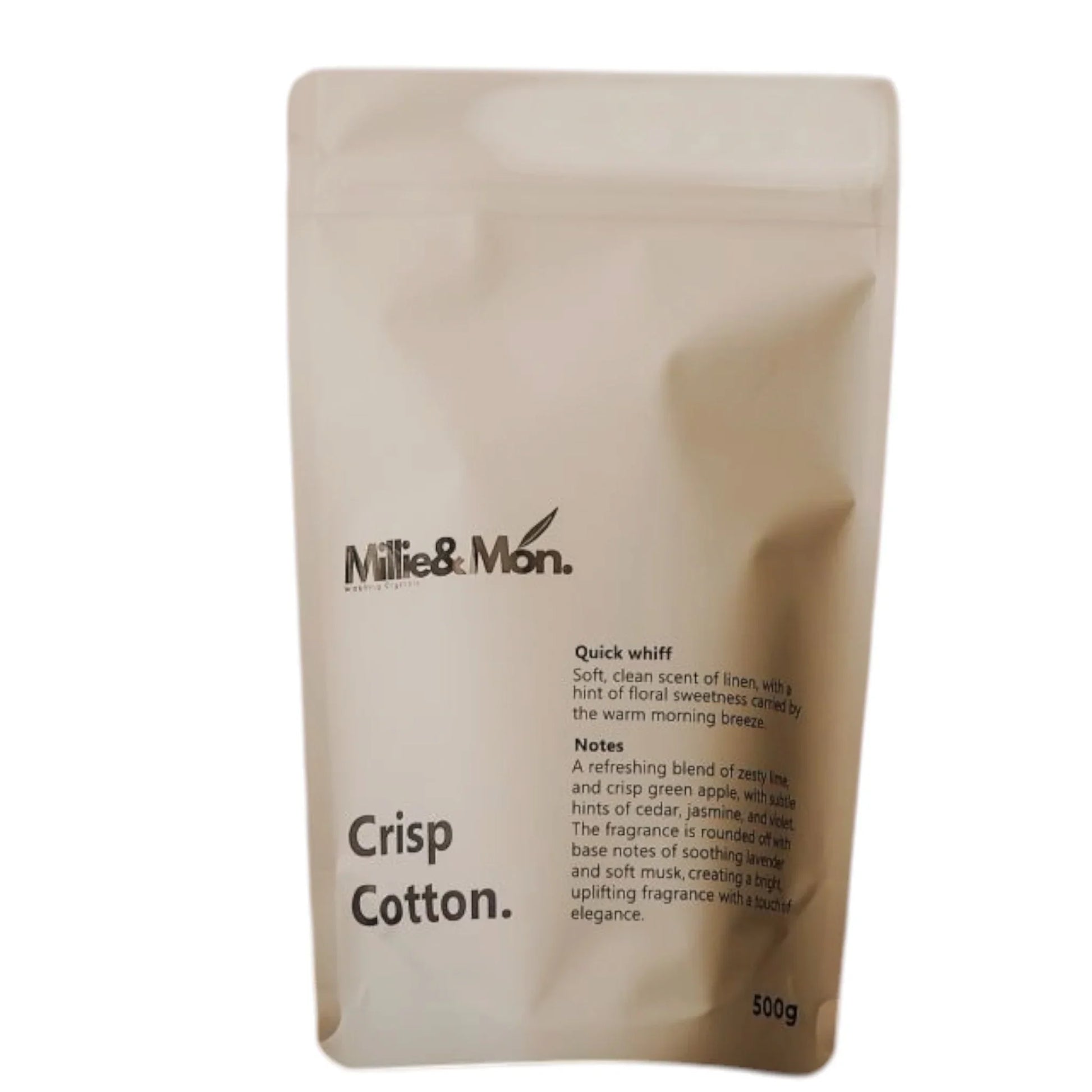Premium Meets Freshness - 500g Mille&Mon Crisp Cotton Washing Crystals