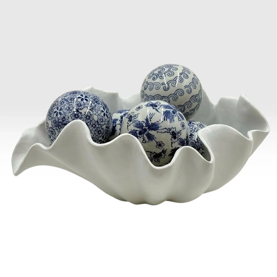White Beach Shell Bowl