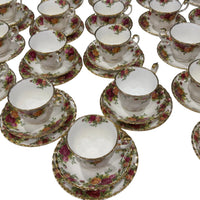 Royal Albert Old Country Roses Cup, Saucer & Plate Trio — Dot Only