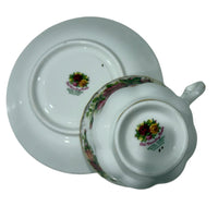 Royal Albert Old Country Roses Cup & Saucer Duo — Noticeable Rubbed Gilding