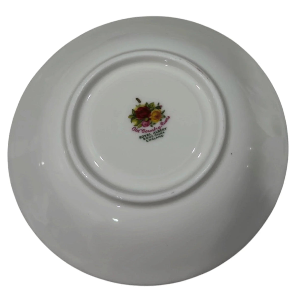 Royal Albert Old Country Roses bone china plate, vintage English dinnerware with floral mark