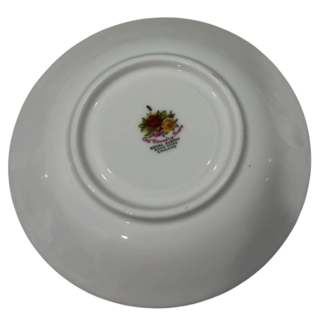 Royal Albert Old Country Roses bone china plate, vintage English dinnerware with floral mark