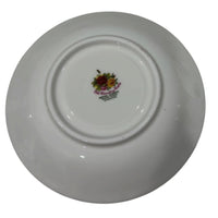 Royal Albert Old Country Roses bone china plate, vintage English dinnerware with floral mark