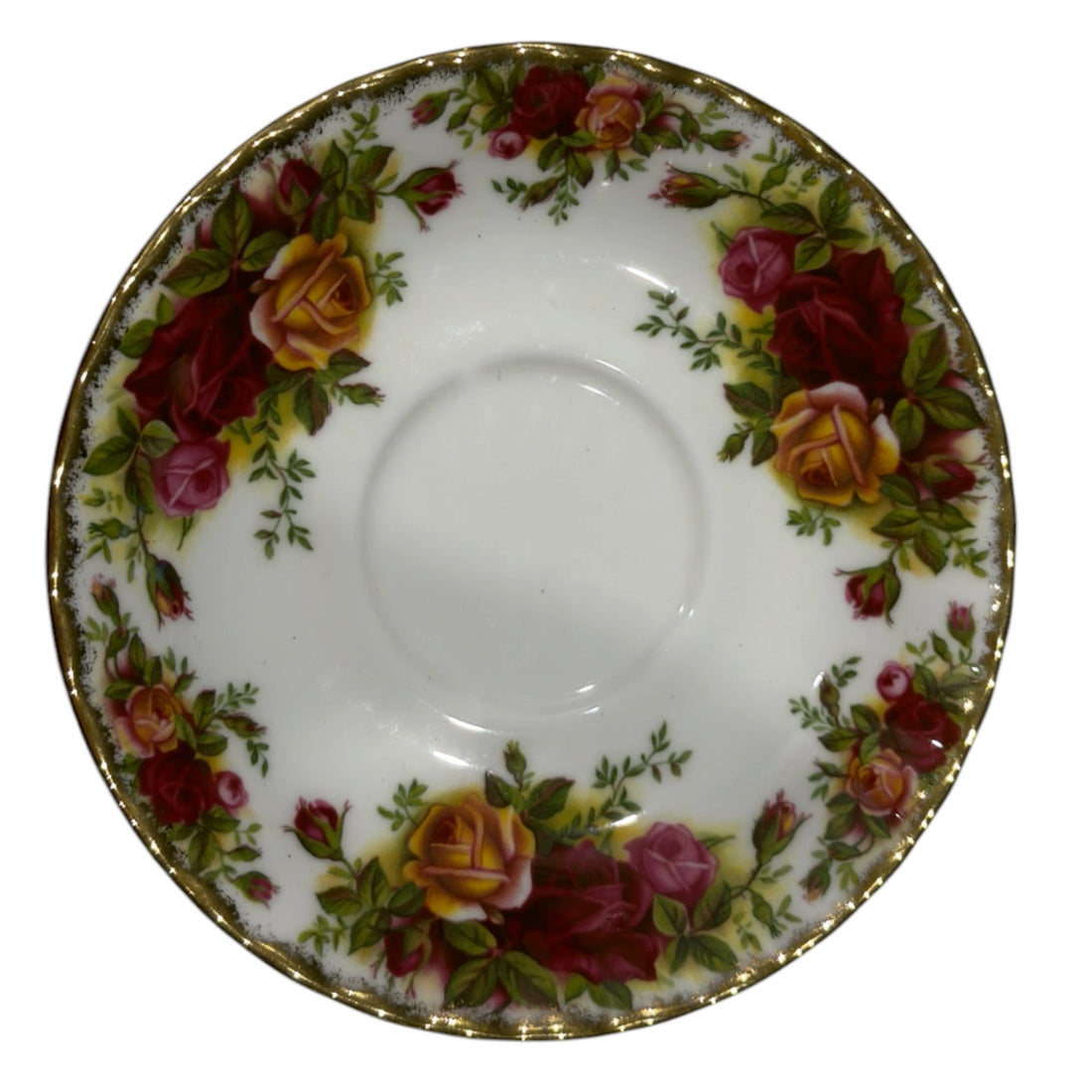 Royal Albert Old Country Roses Saucer — First Edition c.1962–1972