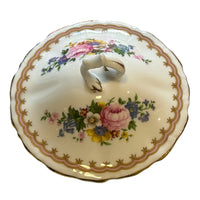 Royal Albert Lady Carlyle Lidded Bowl — Vintage Bone China, Made in England