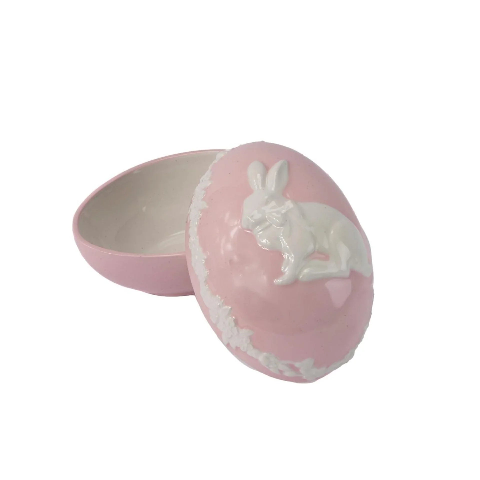 11cm Egg Trinket Box Jasper Pink
