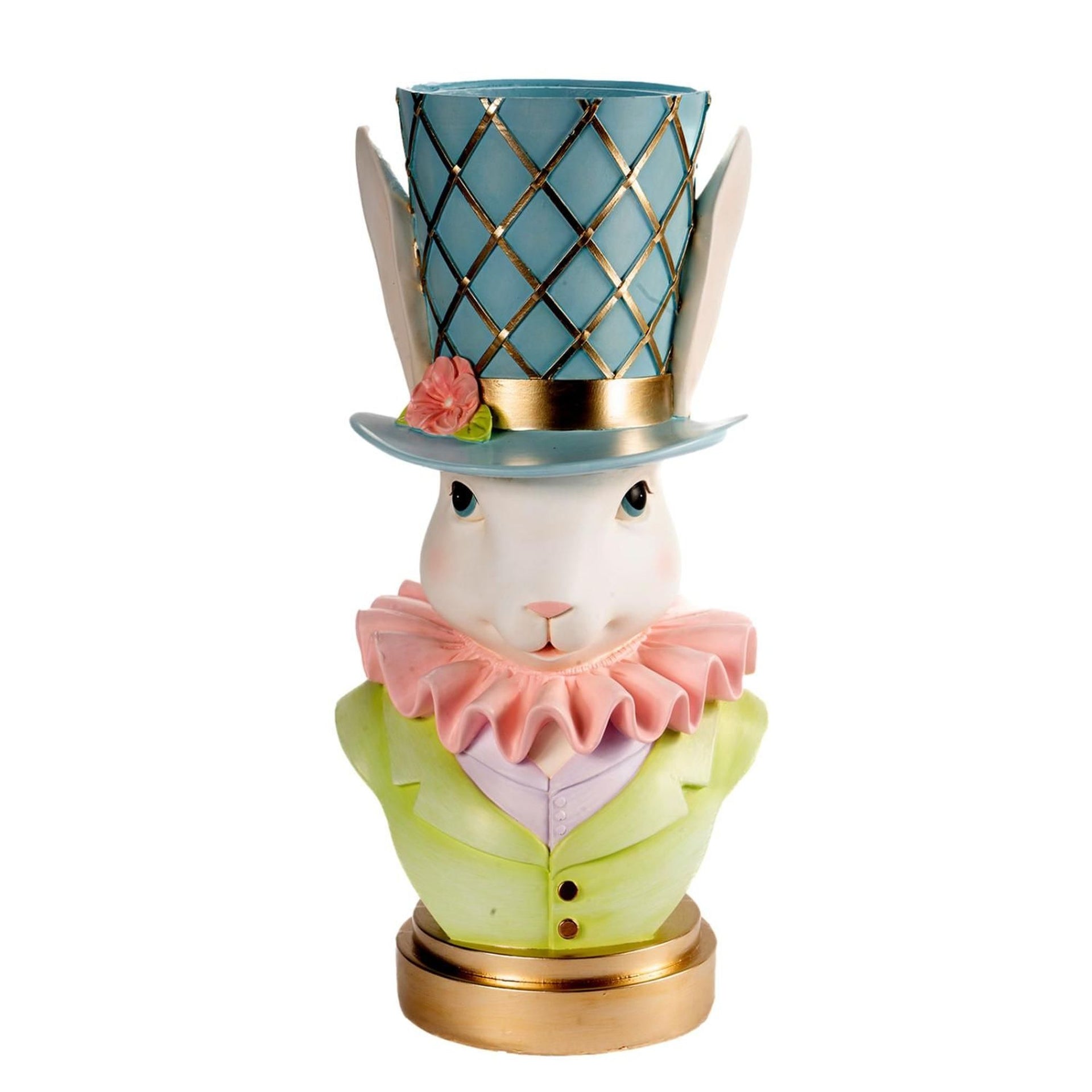 Luxe Pastel Mad Hatter Bust 46cm