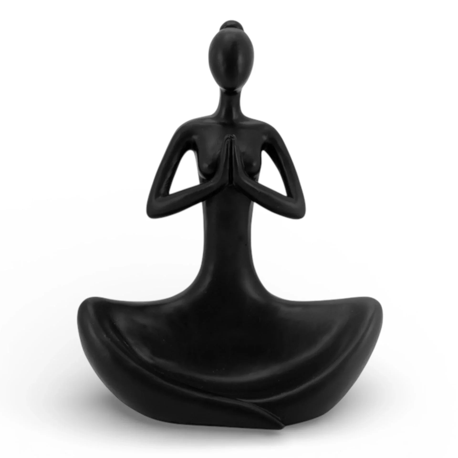 Yoga Lady Black Large 24x32cm