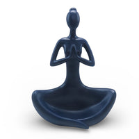 Yoga Lady Blue Large 24x32cm