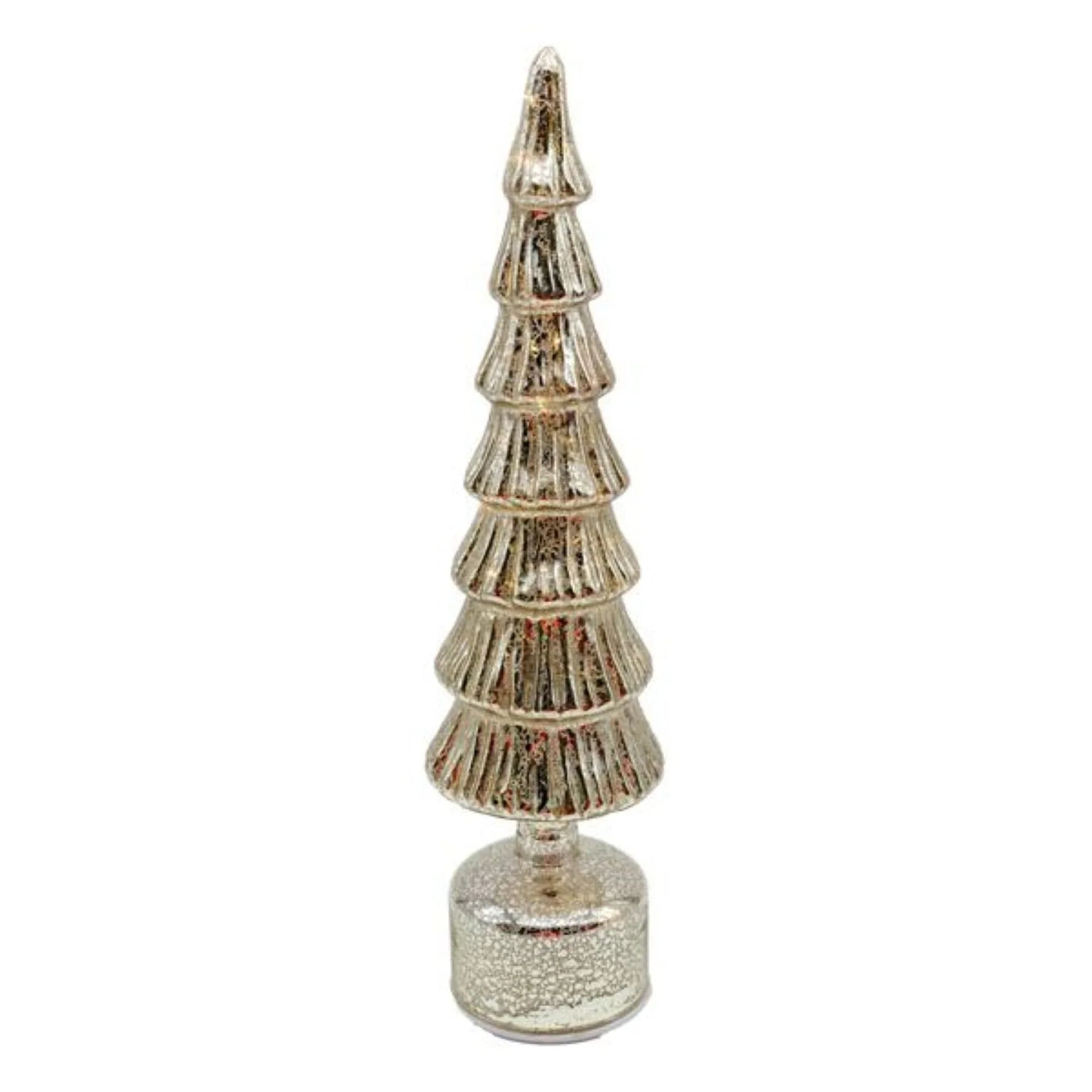 41cm Silver Glass Tree