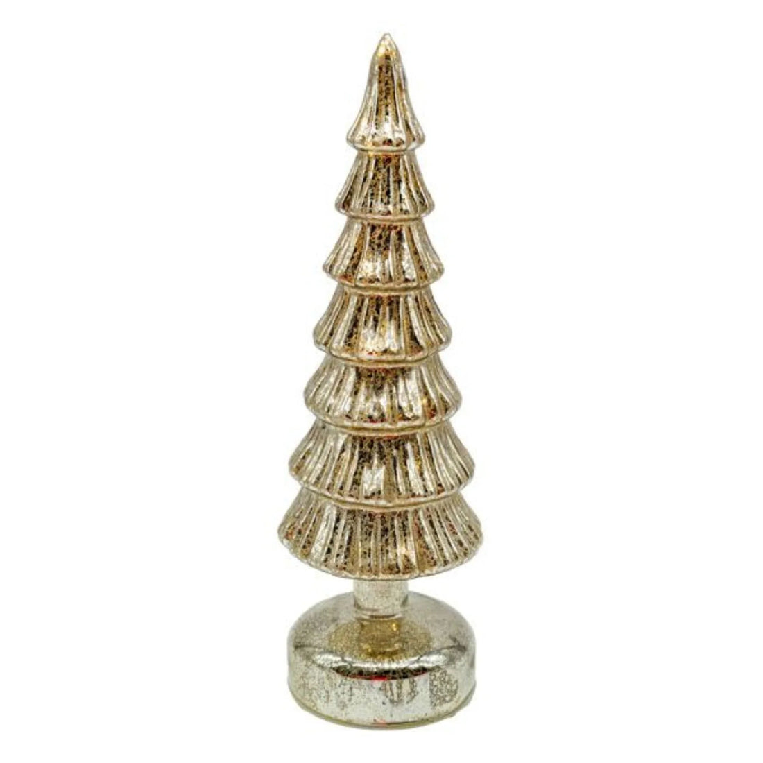 31cm Silver Mercury Tree with Base