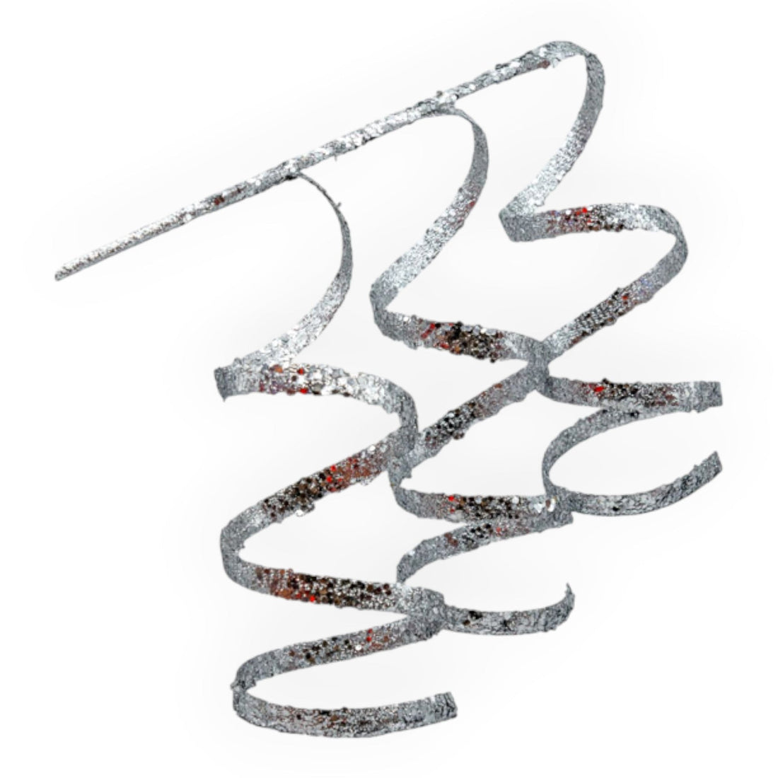 Silver Curly Pick - 74cm