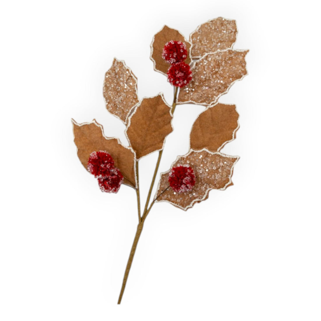 Gingerbread Leaf Pick - 69cm
