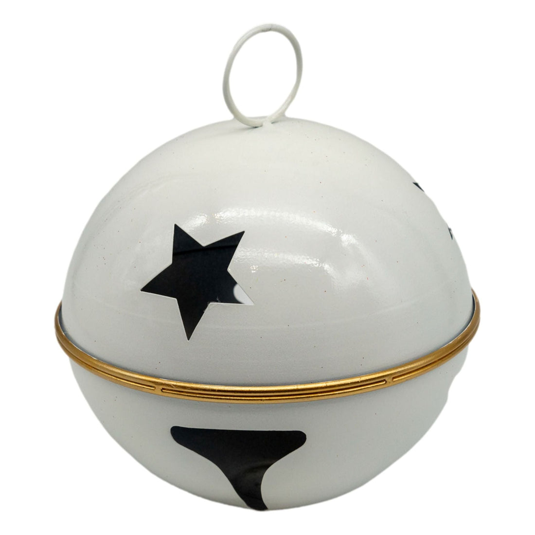 Tinsel Town White Bell - 20cm