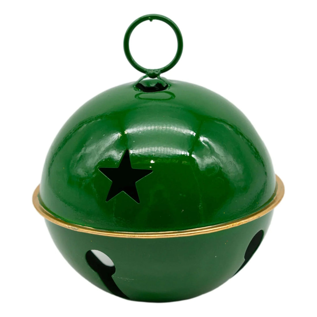 Tinsel Town Green Bell - 14cm