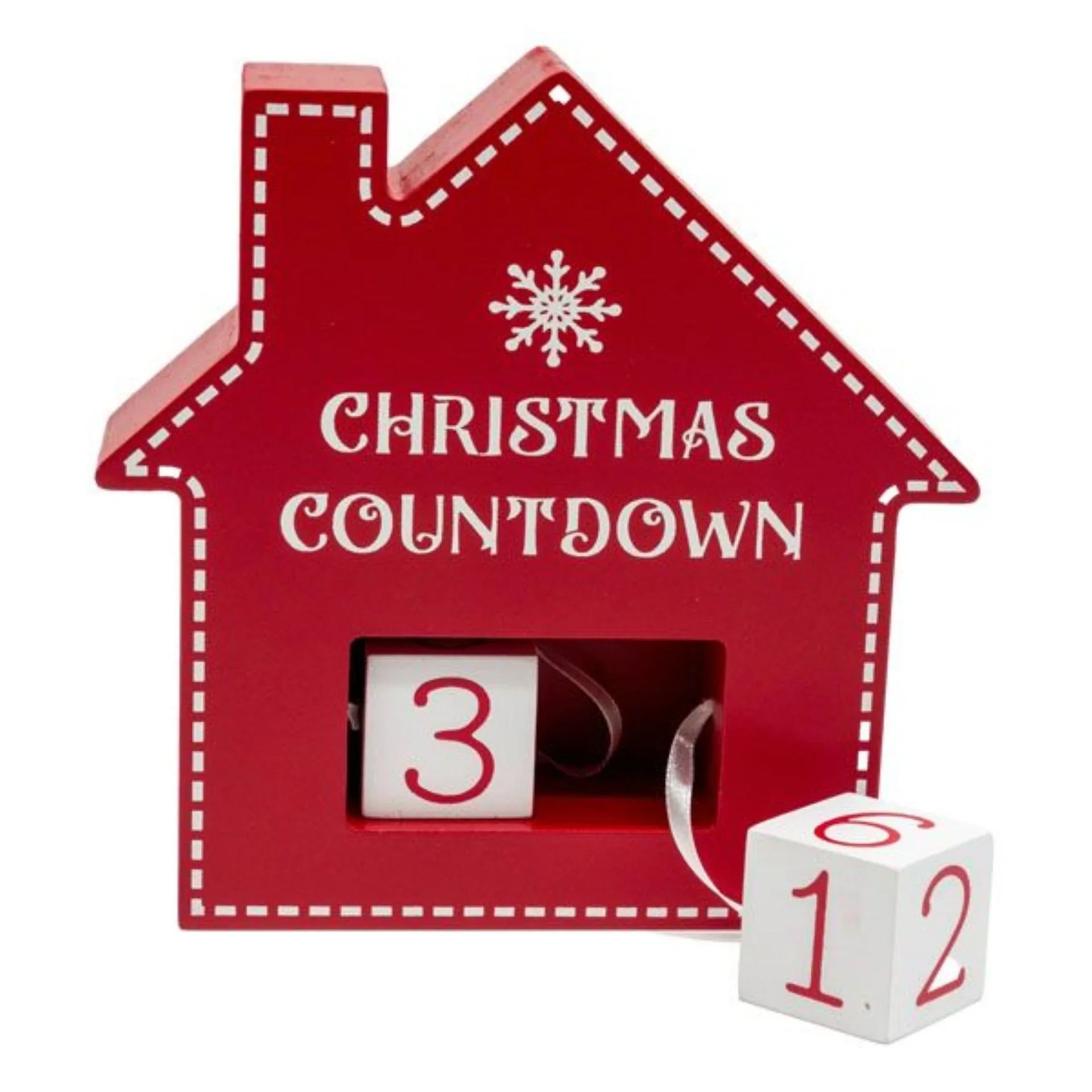 Red Christmas House Countdown