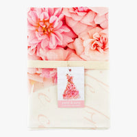 Elegant Cecile Brunner Rose Tea Towel
