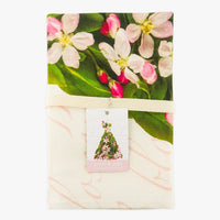 Elegant Apple Blossom Dress Tea Towel