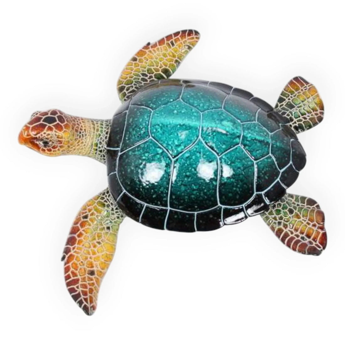 Marble Blue Turtle - 17cm