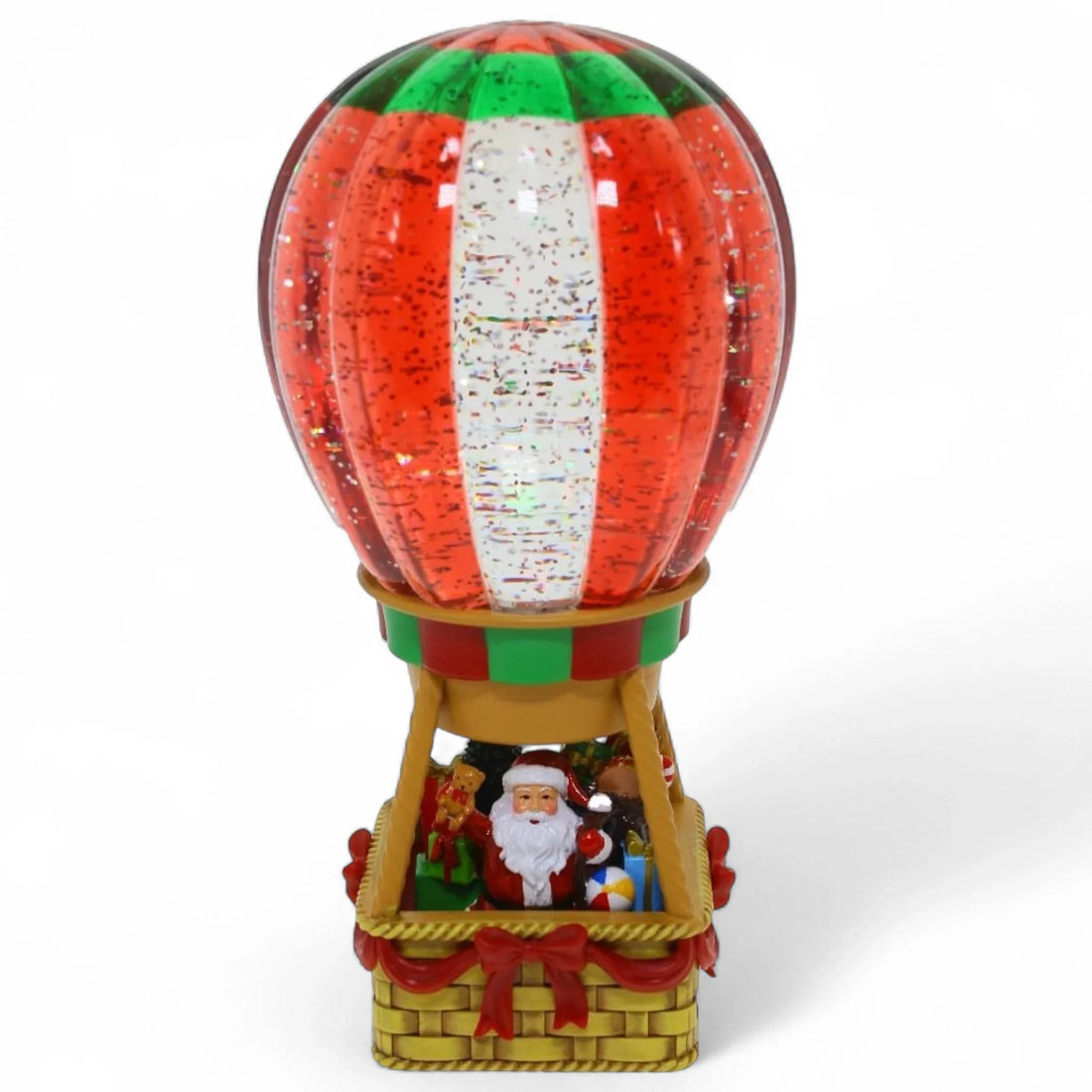 Santa LED Snowglobe Balloon 24.8cm