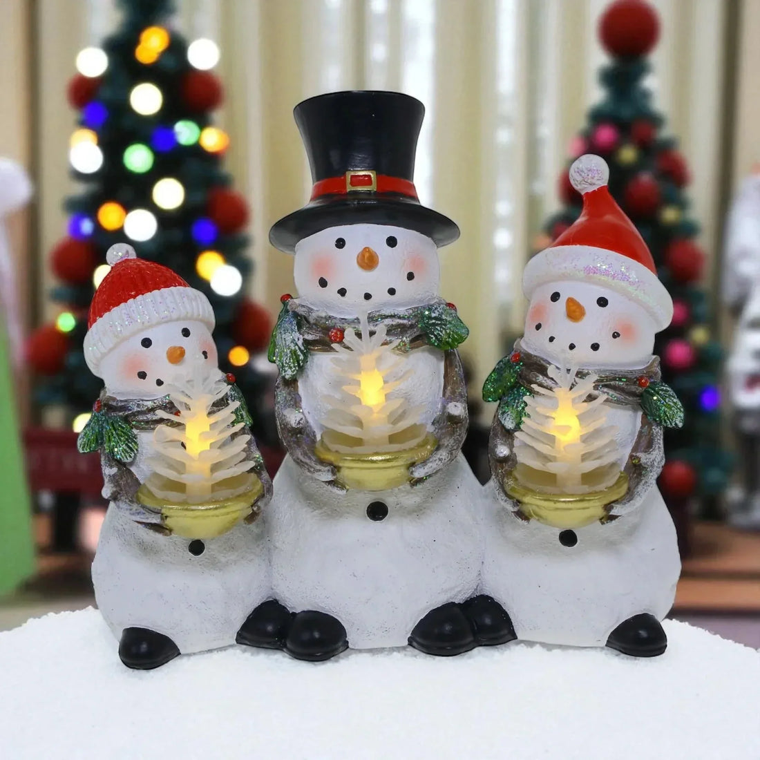 LED Snowmen 19 x 10.5 x 17cm