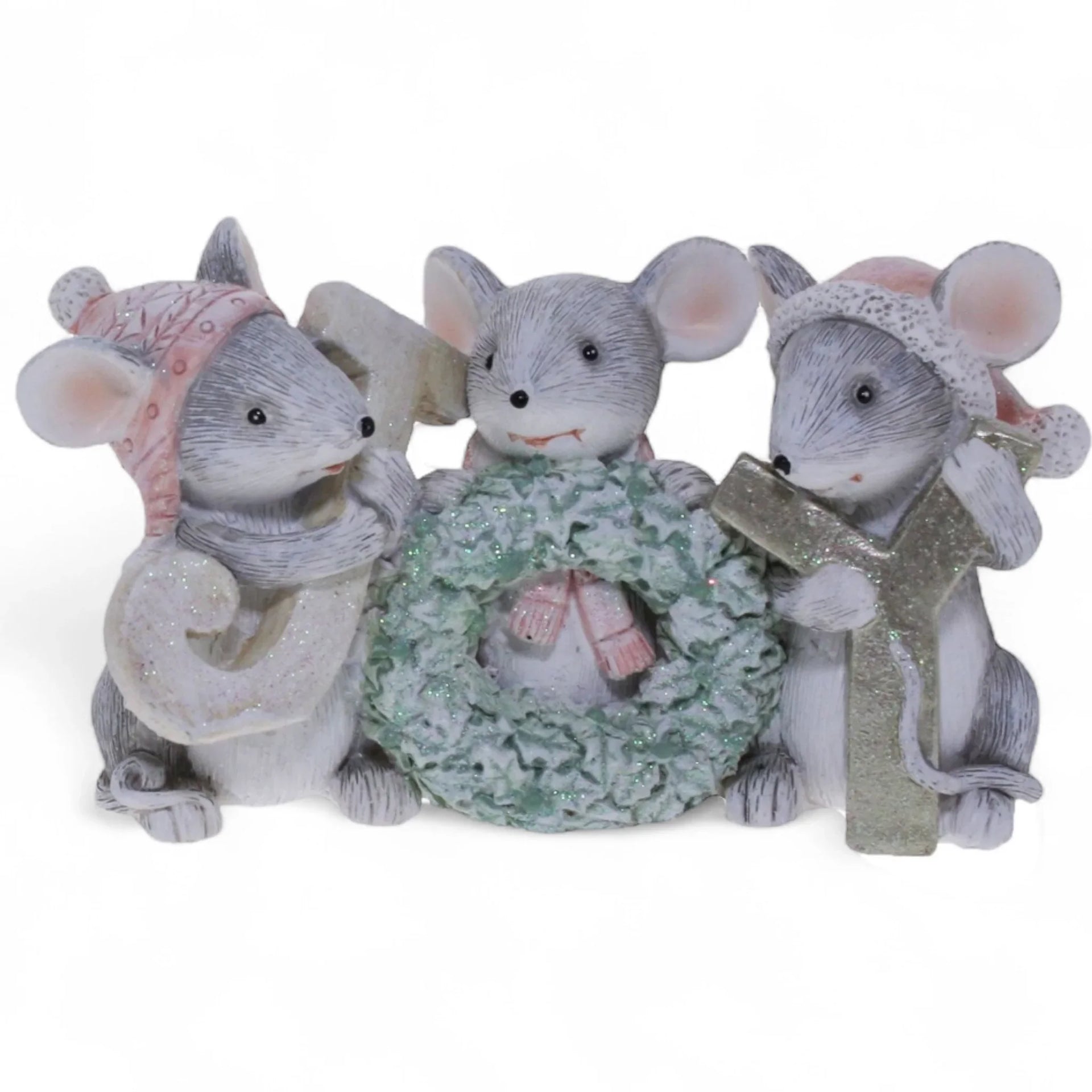 Christmas Mice Family - Wreath