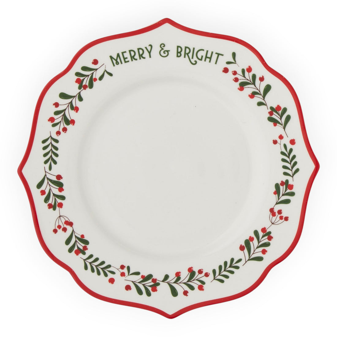 Berry Plate Ceramic 20cm - Red or Green