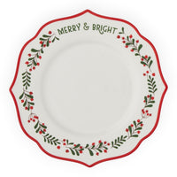 Berry Plate Ceramic 20cm - Red or Green