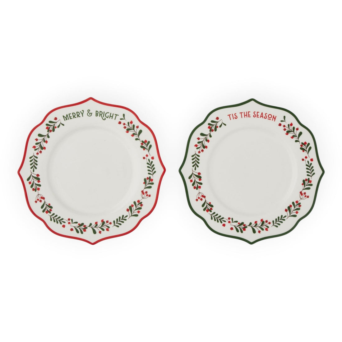 Berry Plate Ceramic 20cm - Red or Green