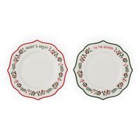 Berry Plate Ceramic 20cm - Red or Green