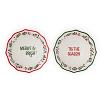 Berry Bowl Ceramic 15cm - Red or Green