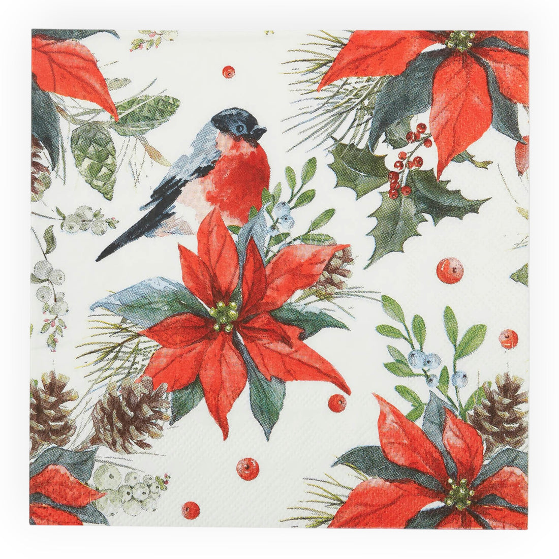 Poinsettia 20Pck 3Ply Napkin