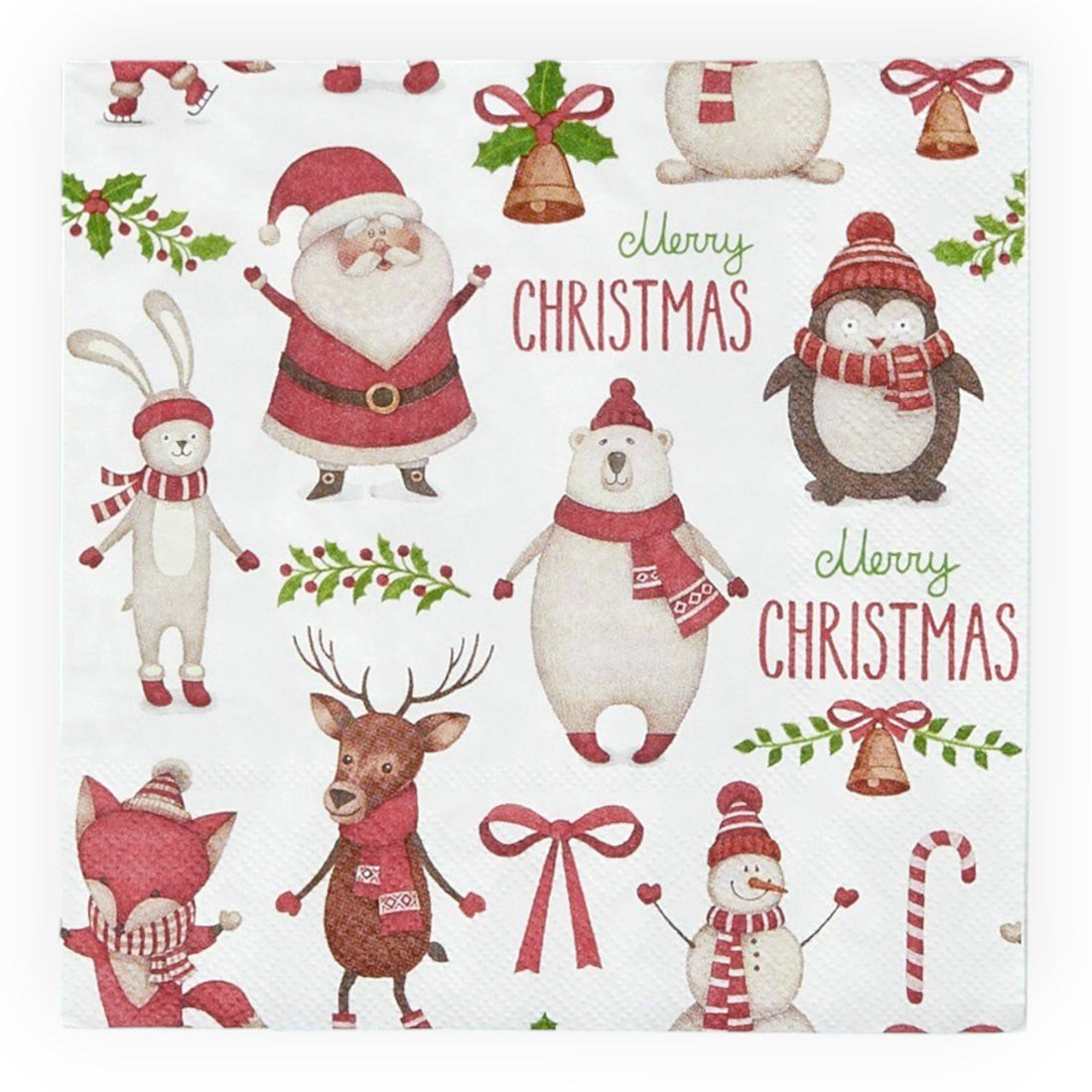 Christmas Crew 20Pk 3Ply Napkin