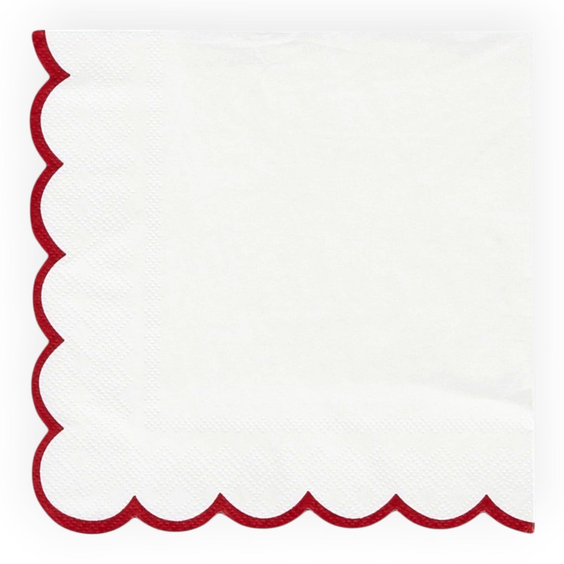 Scalloped 20 pack 3Ply Napkins