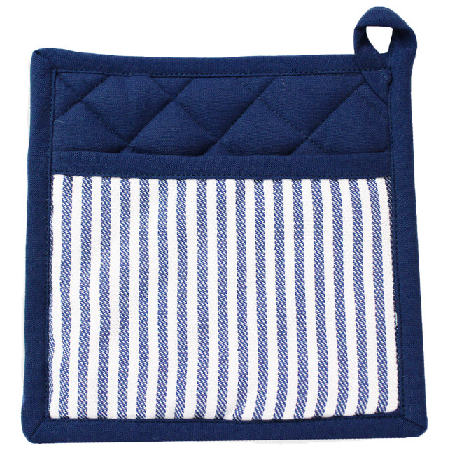 Maison Stripe Navy Potholder