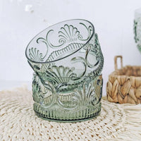 Acrylic Scollop Sage Green Snack Bowl - Exquisite Homewares 