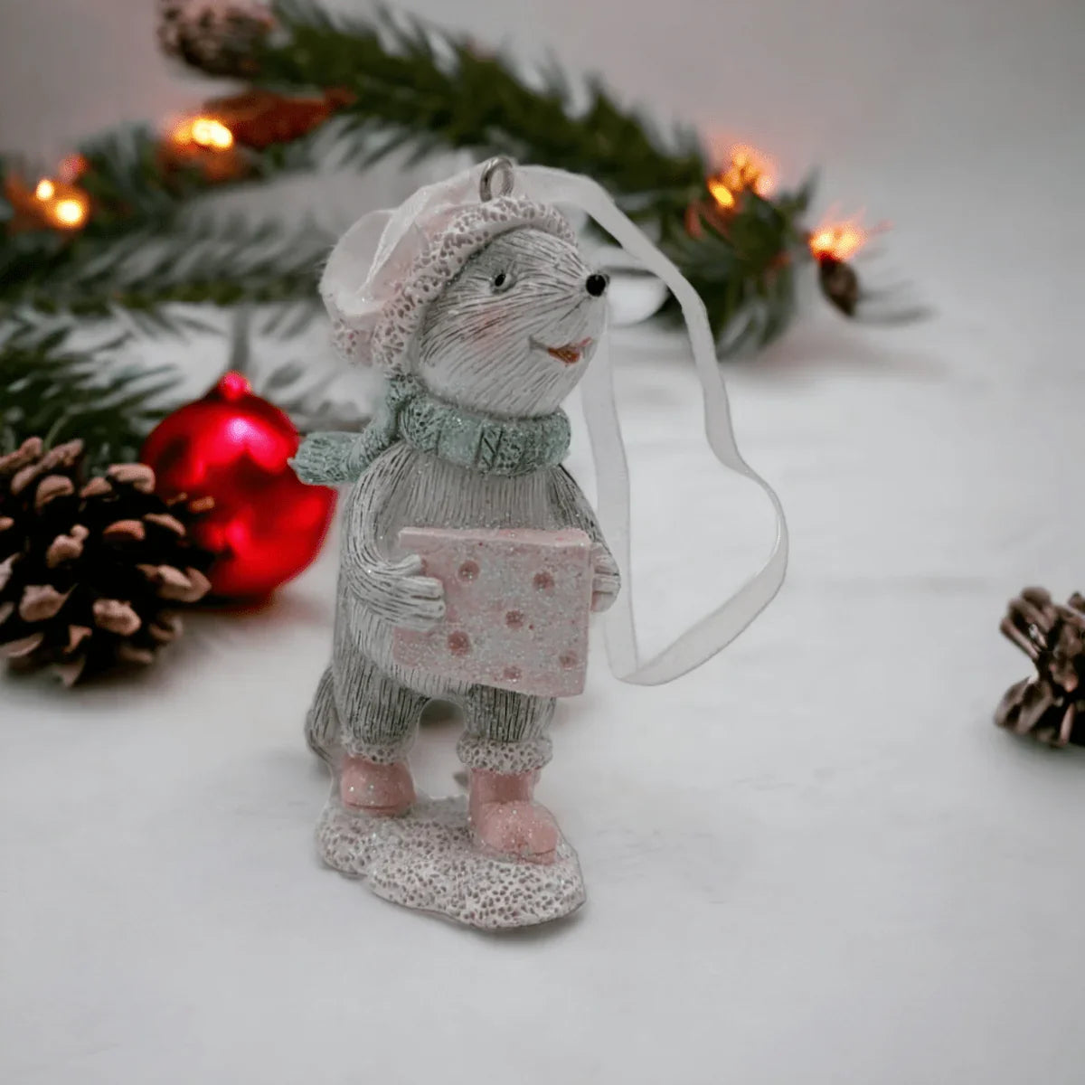 Active Mice Hanging Tree Ornaments - Exquisite Homewares 