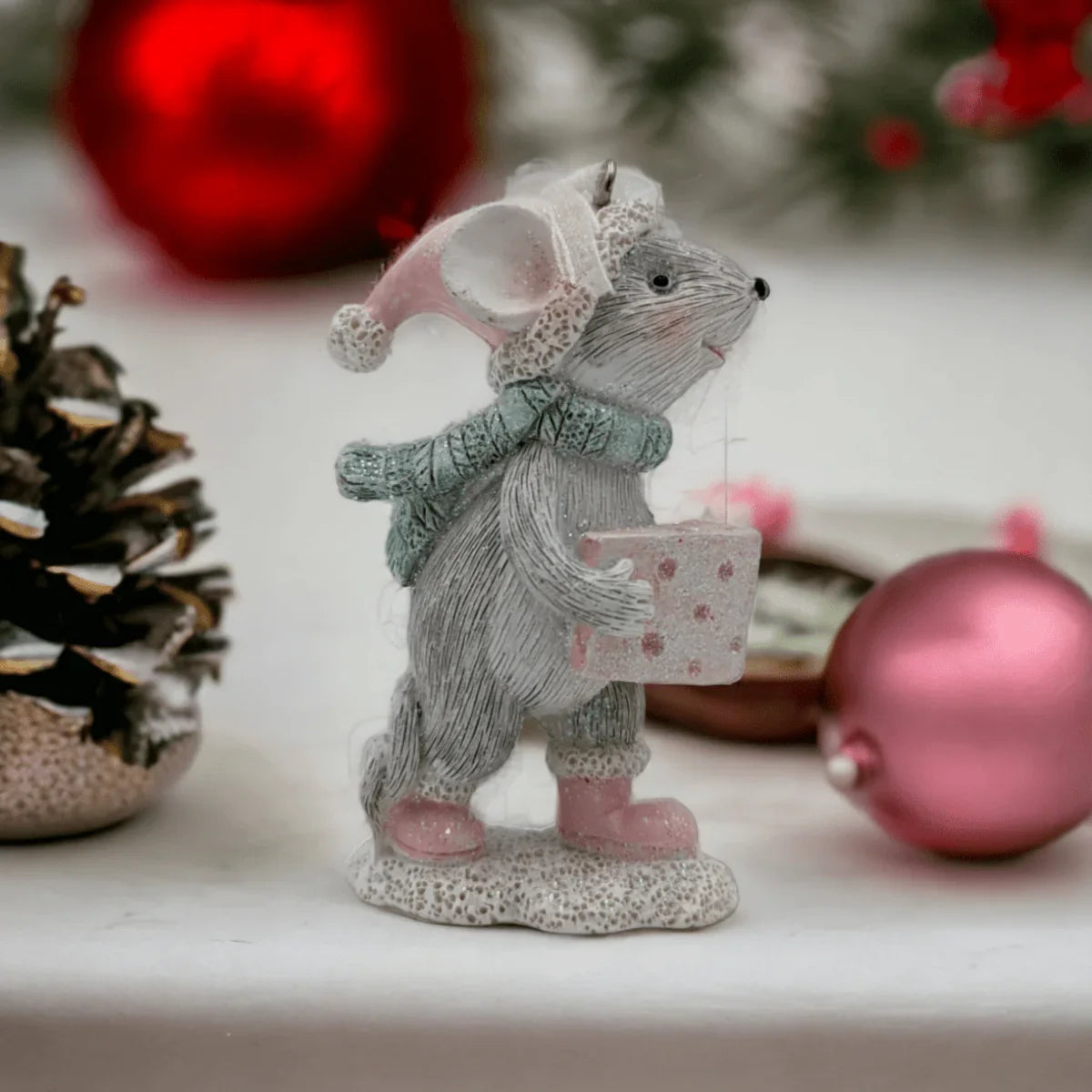 Active Mice Hanging Tree Ornaments - Exquisite Homewares 
