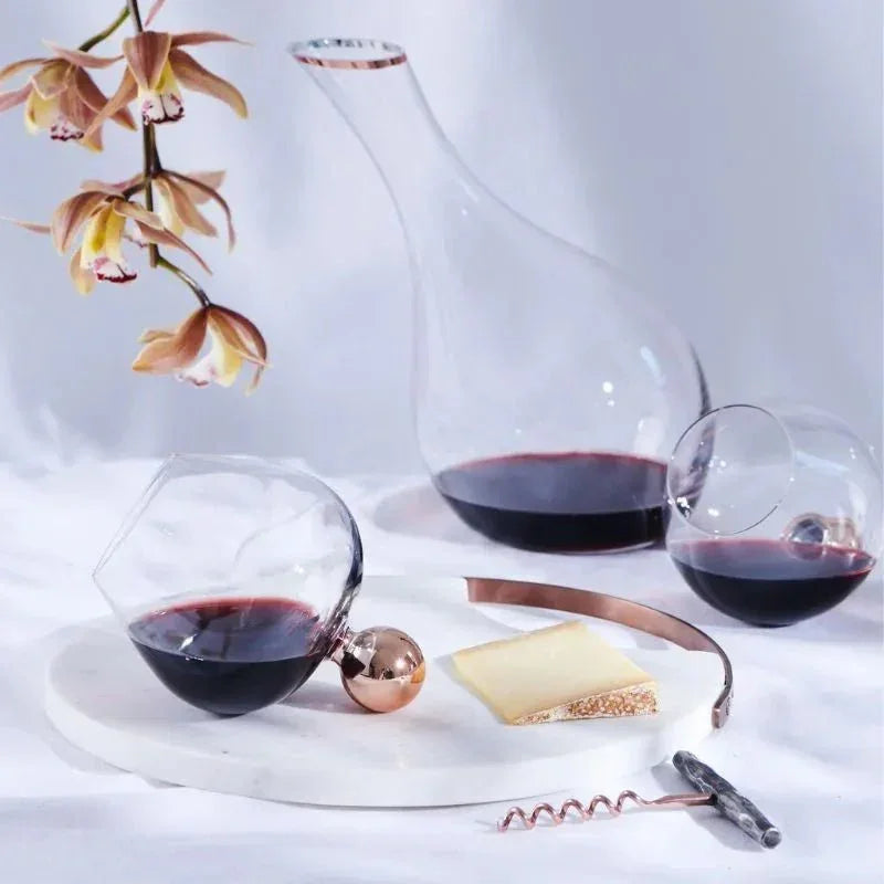 Aerating Wine Glasses - Exquisite Homewares 