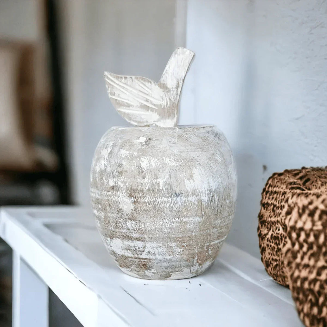 Apple Wood Sculpture - Exquisite Homewares 