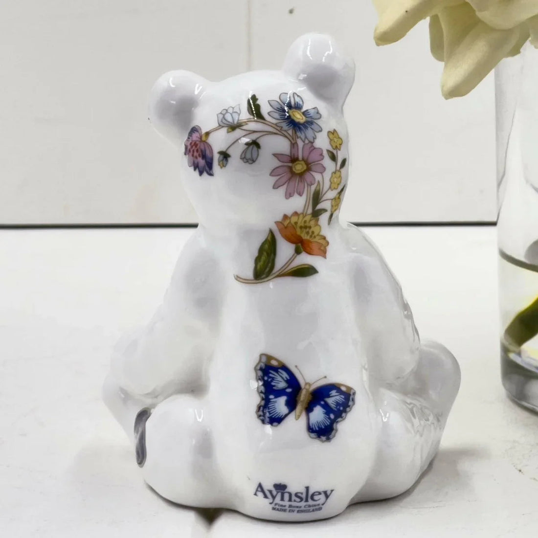 Aynsley Cottage Garden Bear Figurine - Exquisite Homewares 