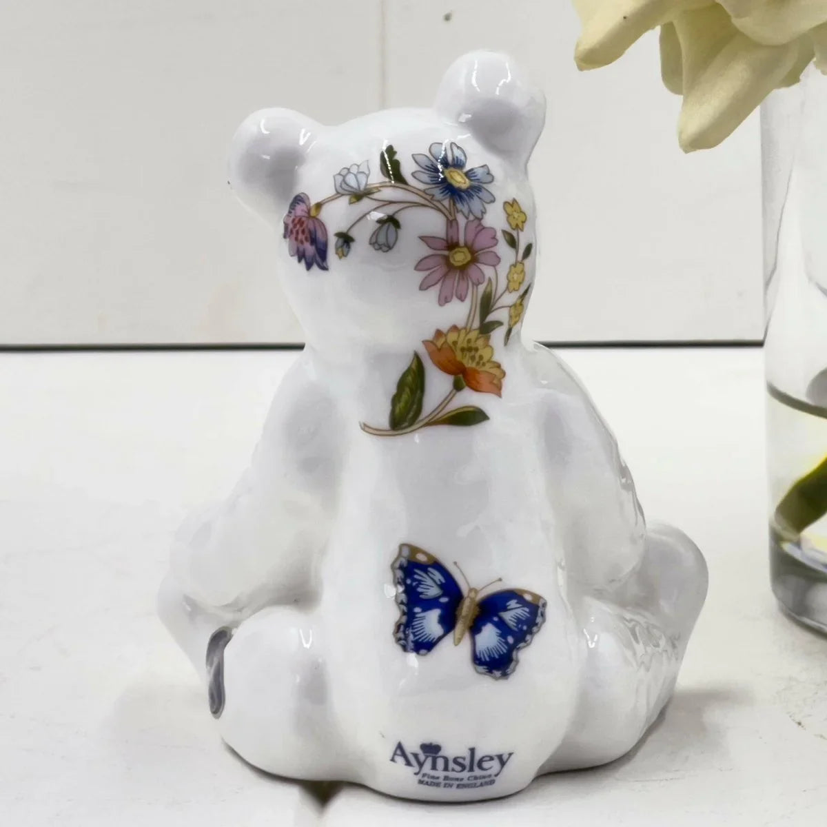 Aynsley Cottage Garden Bear Figurine - Exquisite Homewares 