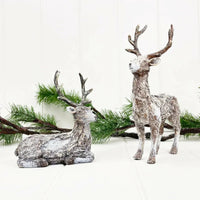Bark Reindeers - Set of Two - Exquisite Homewares 