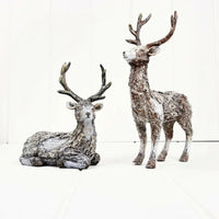 Bark Reindeers - Set of Two - Exquisite Homewares 
