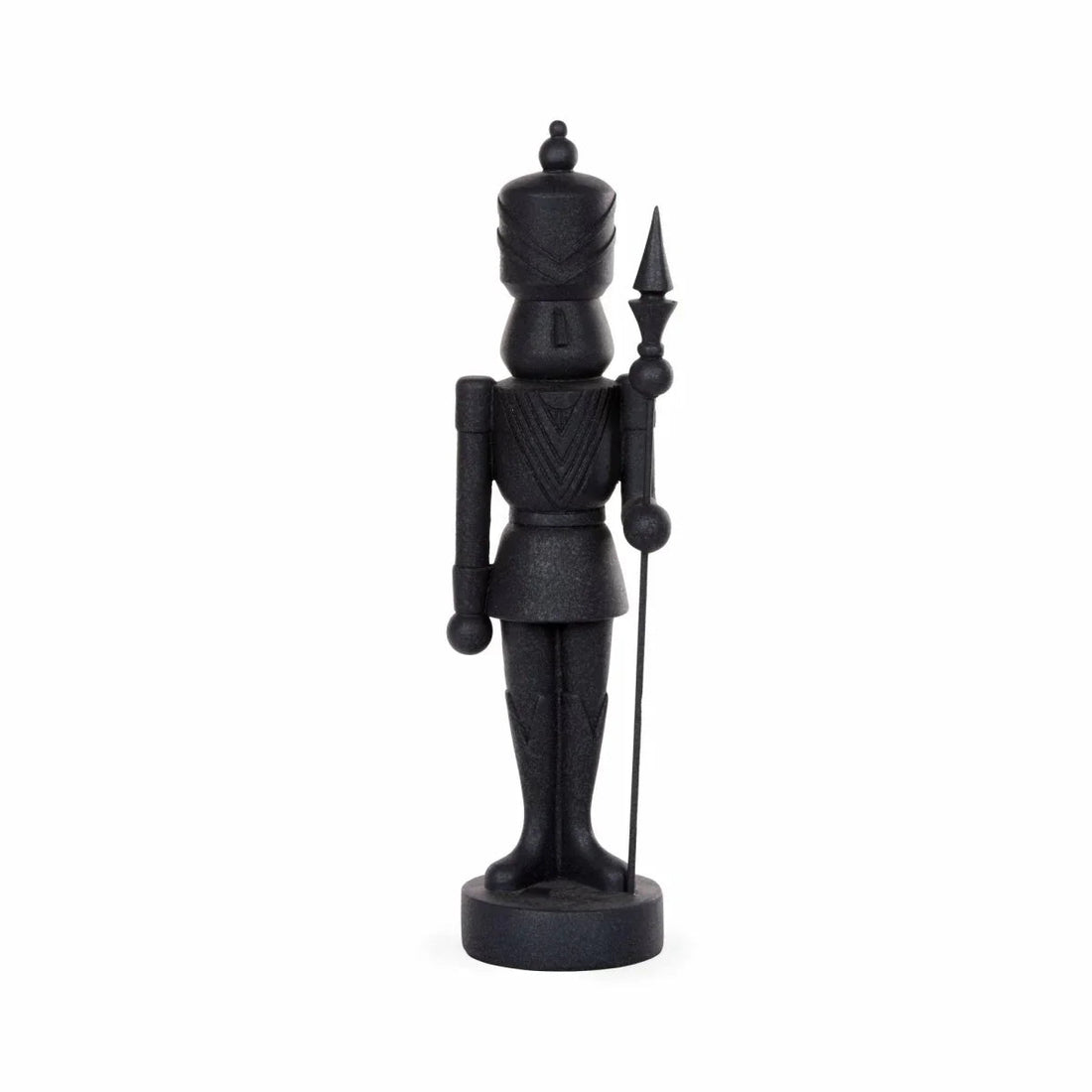 Black Silhouette Soldier With Staff - Exquisite Homewares 