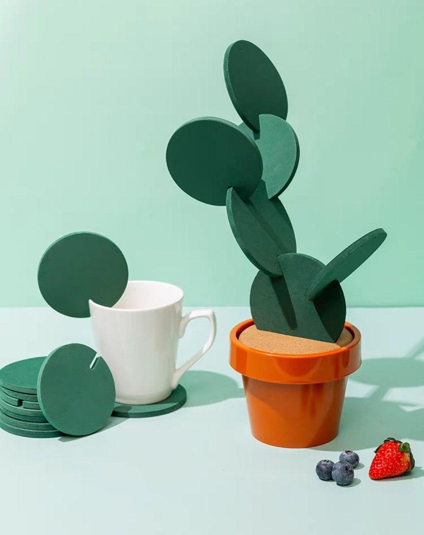 Coaster Cactus Set