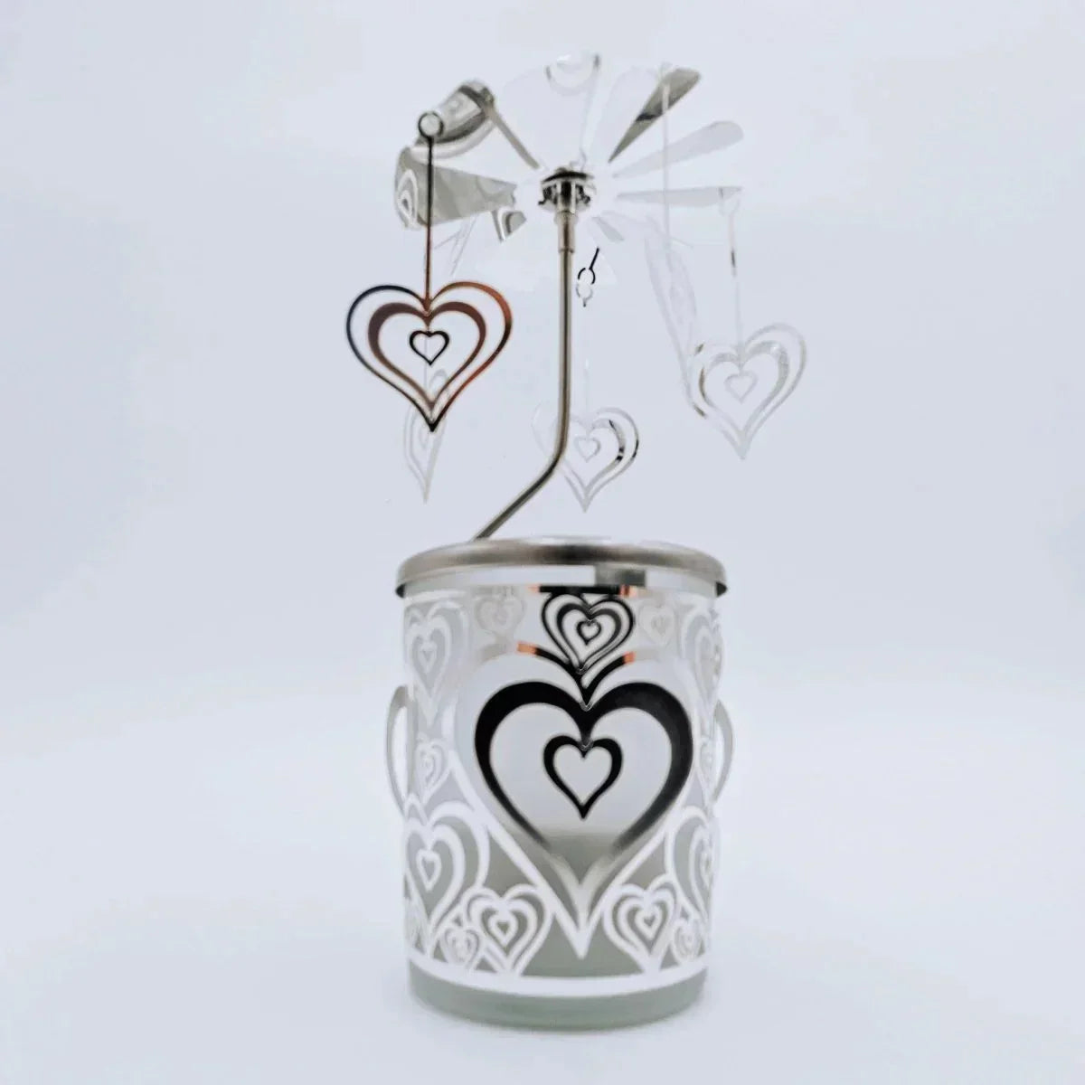 Candle Jar & Carousel - Love Heart - House Journey
