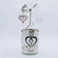 Candle Jar & Carousel - Love Heart - House Journey