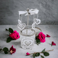 Candle Jar & Carousel - Love Heart - House Journey