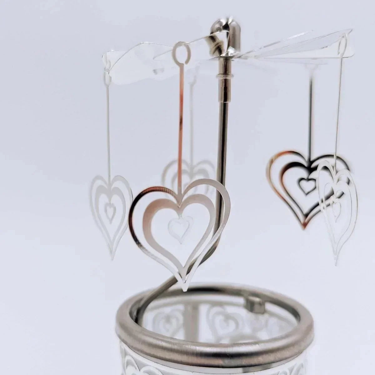 Candle Jar & Carousel - Love Heart - House Journey